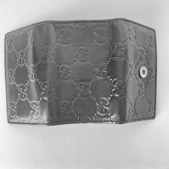 Gucci GG Guccisima Key Case 6 Key Holder Black Leather - Picture 6 of 13